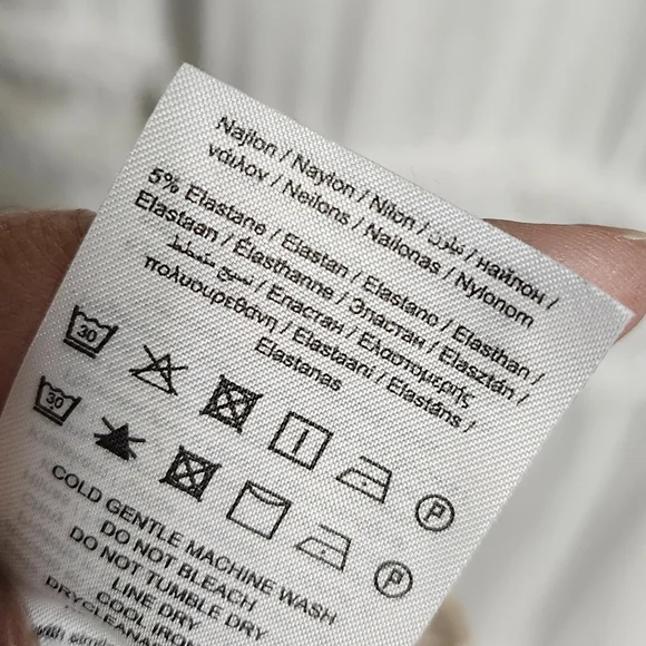 Striped Tan Women's Pants. Size Small. - Picture 9 of 11